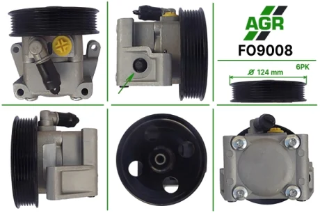 Насос ГПК з механічним приводом, новий, FORD FOCUS 1998-2004 AGR AUTOAGREGAT FO9008