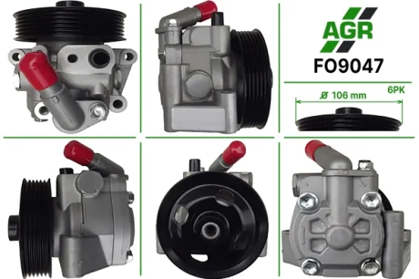 Насос ГПК з механічним приводом, новий, FORD FOCUS S-MAX 06-, FORD GALAXY 06-, FORD MONDEO IV 07- AGR AUTOAGREGAT FO9047