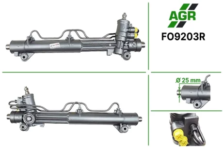 Рульова рейка з ГПК, відновлена, FORD Courier 95-02,FORD Fiesta 95-01,FORD Puma 97-01,MAZDA 121 I AGR AUTOAGREGAT FO9203R