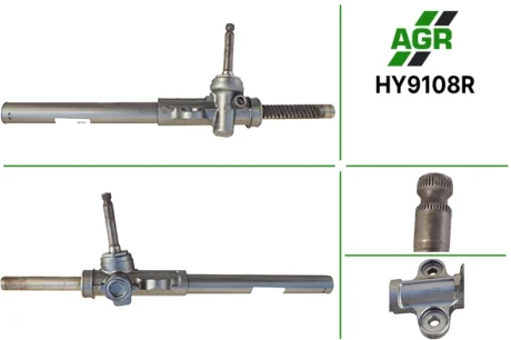Рульова рейка без ПК, відновлена, HYUNDAI i10 07-,i10 07-;KIA PICANTO (BA) 04- AGR AUTOAGREGAT HY9108R