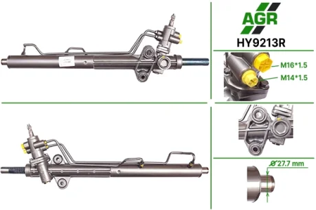 Рульова рейка з ГПК, відновлена, HYUNDAI H1 2002- AGR AUTOAGREGAT HY9213R