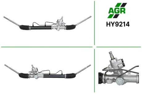 Рульова рейка з ГПК, нова, HYUNDAI GETZ (TB) 02-06 AGR AUTOAGREGAT HY9214