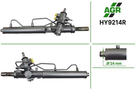 Рульова рейка з ГПК, відновлена, HYUNDAI GETZ (TB) 02-05 AGR AUTOAGREGAT HY9214R