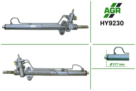 Рульова рейка з ГПК, нова, HYUNDAI H-1 / STAREX 04-07 AGR AUTOAGREGAT HY9230