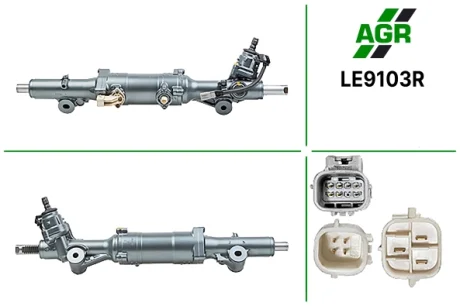Рульова рейка з ЕПК, відновлена, LEXUS IS 4WD 2005-, GS 2005-2011 4WD AGR AUTOAGREGAT LE9103R