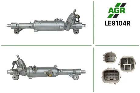 Рульова рейка з ЕПК, відновлена, LEXUS RX 2004-2008 AGR AUTOAGREGAT LE9104R