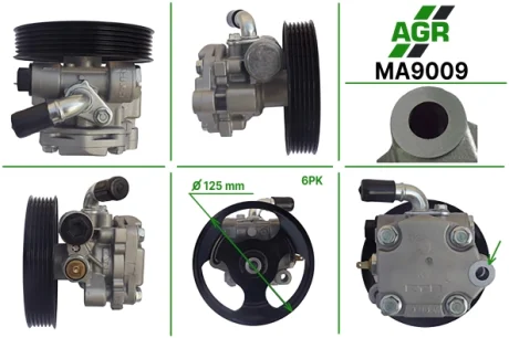 Насос ГПК з механічним приводом, новий, MAZDA 3 2003-2008 AGR AUTOAGREGAT MA9009