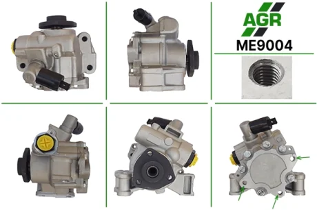 Насос ГПК з механічним приводом, новий, MERCEDES C W 203 2000-2007,MERCEDES E W 210 1995-2002,MERCED AGR AUTOAGREGAT ME9004