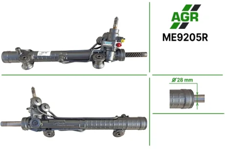 Рульова рейка з ГПК, відновлена, MERCEDES-BENZ E-CLASS (W210) 95-02,E-CLASS универсал (S210) 96-0 AGR AUTOAGREGAT ME9205R