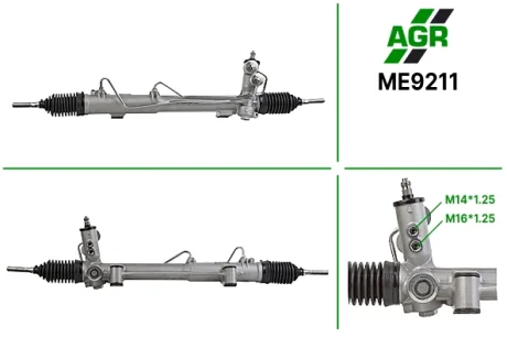 Рульова рейка з ГПК, нова, MERCEDES M W163 1998-2002 AGR AUTOAGREGAT ME9211