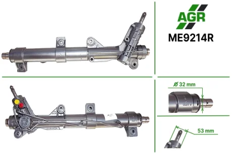 Рульова рейка з ГПК, відновлена, MERCEDES-BENZ VITO автобус (638) 99-03,VITO фургон (638) 99-03 AGR AUTOAGREGAT ME9214R