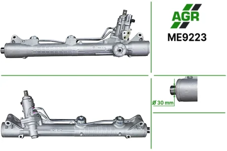 Рульова рейка з ГПК, нова, MERCEDES-BENZ S-CLASS (W221) 05-,S-CLASS купе (C216) 06- AGR AUTOAGREGAT ME9223