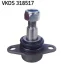 Опора кульова (передня/знизу) BMW 3 (E90/E91/E92) 05-13/X1 (E84) 09-15 SKF VKDS318517 (фото 1)