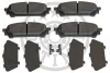 Гальмівні колодки дискові OPTIMAL BP-12406 (фото 2)