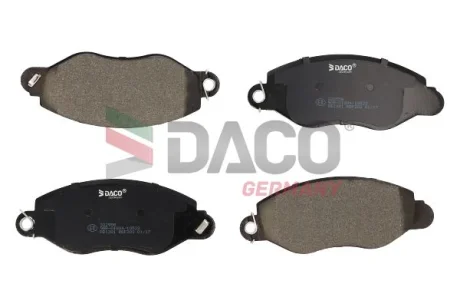 Комплект гальмівних колодок DACO 322558