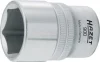 Насадка 1/2" (12,5 мм), 6-кутна, розмір насадок 6/12-кутних (мм): 13 мм, довжина: 38 мм, обробка: хромований HAZ HAZET 900-13 (фото 1)
