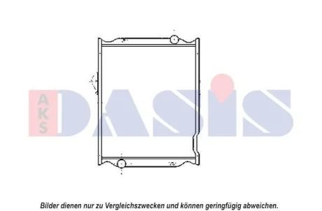 Радіатор двигуна ((en) with frame) RVI MIDLUM DCI4-B-MIDR06.02.26Y/41 01.00- AKS DASIS 180096N