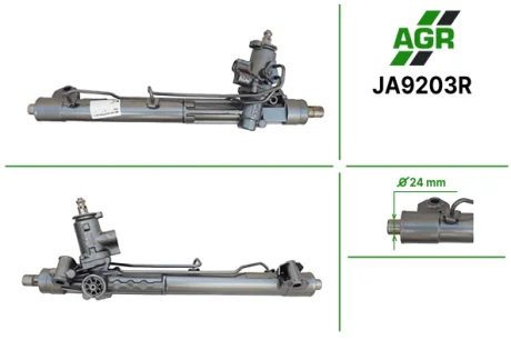 Рульова рейка з ГПК, відновлена, JAGUAR X-TYPE (CF1) 01-09,X-TYPE Estate 04-09 AGR AUTOAGREGAT JA9203R