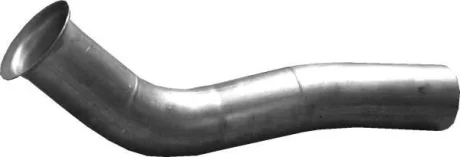 Труба приймальна POLMO MAN TGA/TGS/TGX алюмінізована сталь POLMO POLMOSTROW 68.651