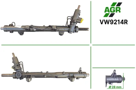 Рульова рейка з ГПК, відновлена, MULTIVAN 03-VW TRANSPORTER V 03- AGR AUTOAGREGAT VW9214R