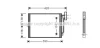 Радіатор кондиціонера QUALITY COOLING AVA PRA5038 (фото 1)