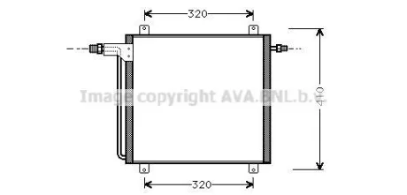 Радіатор кондиціонера QUALITY COOLING AVA RT5200