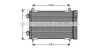 Конденсатор кондиціонера (з осушувачем) PEUGEOT 206 1.6D 05.04- QUALITY COOLING AVA PEA5258D (фото 1)
