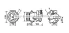 Компресор кондиціонера CHEVROLET CRUZE, MALIBU, ORLANDO, OPEL ASTRA J, ASTRA J GTC, INSIGNIA A, INSIGNIA A COUNTRY, SAAB 9-5 07.08- QUALITY COOLING AVA OLAK496 (фото 1)