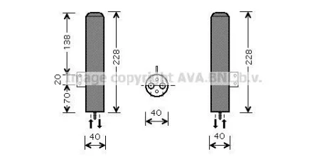 Осушувач кондиціонера QUALITY COOLING AVA HYD193