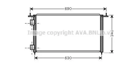 Радіатор кондиціонера QUALITY COOLING AVA HD5210