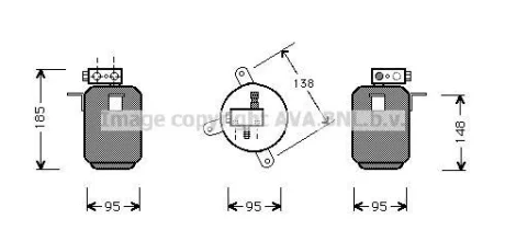Осушувач кондиціонера QUALITY COOLING AVA BWD001