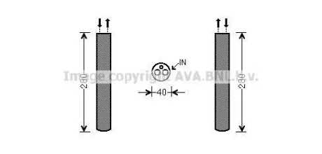 Осушувач QUALITY COOLING AVA AUD216