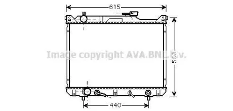 Радіатор, охолодження двигуна QUALITY COOLING AVA SZ2073