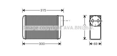 Радіатор пічки QUALITY COOLING AVA SA6017
