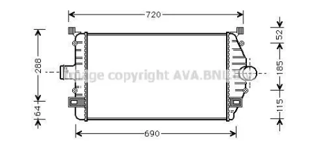 Інтеркулер QUALITY COOLING AVA RT4277