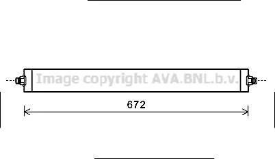 Радіатор масла, двигательное масло QUALITY COOLING AVA MS3531