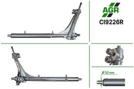 Рульова рейка з ГПК, відновлена, CITROEN Jumper 2006-,FIAT Ducato 2006-,PEUGEOT Boxer 2006- AGR AUTOAGREGAT CI9226R