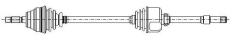 Піввісь METELLI 17-0544