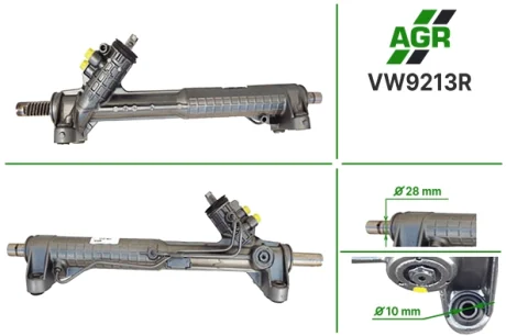 Рульова рейка з ГПК, відновлена, VW TRANSPORTER IV 90-03 AGR AUTOAGREGAT VW9213R