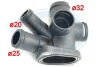Фланець системи охолодження VW Golf III/IV/Passat 88-02 ERA 354075 (фото 1)