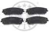 Колодки гальмівні (передні) Chrysler 300C 04-/300 II 12-/Dodge Challenger 08-/Charger 05- OPTIMAL BP12613 (фото 1)