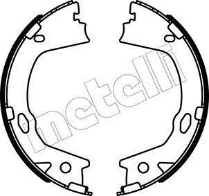 Колодки ручника Kia Optima 10-19/Hyundai Grandeur 11- (167x27) METELLI 53-0499