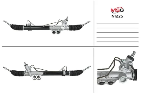 Рульова рейка з ГУР нова Nissan Pathfinder R51 04-14, Nissan Navara 05-15 MSG NI225