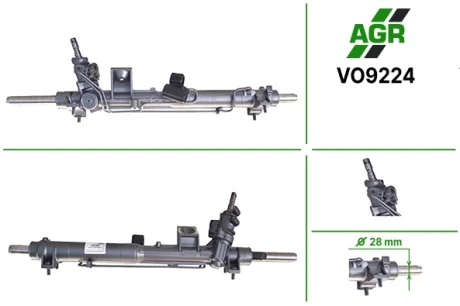 Рульова рейка з ГПК, нова, VOLVO S 80 2000-2006 AGR AUTOAGREGAT VO9224