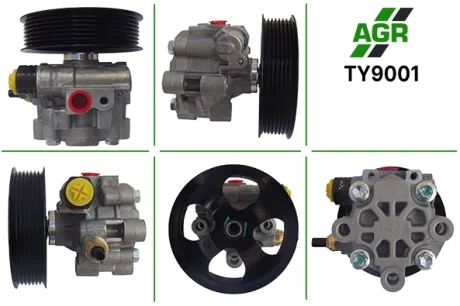 Насос ГПК з механічним приводом, новий, TOYOTA AVENSIS 2000-2003, AVENSIS 2003-2008, TOYOT CAMRY 200 AGR AUTOAGREGAT TY9001