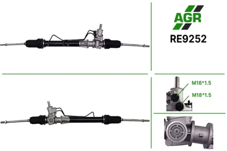 Рульова рейка з ГПК, нова, RENAULT CLIO/SIMBOL 98-05 TRW AGR AUTOAGREGAT RE9252