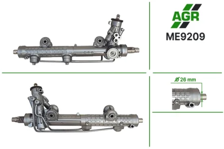 Рульова рейка з ГПК, нова, MERCEDES E W 211 02-09 AGR AUTOAGREGAT ME9209