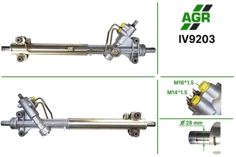 Рульова рейка з ГПК, нова, IVECO Daily 1999-2006 AGR AUTOAGREGAT IV9203