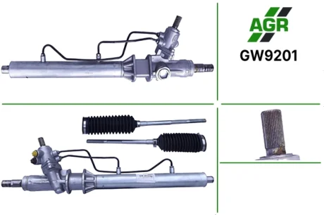 Рульова рейка з ГПК, нова, OPEL FRONTERA B 1998-2002;GREAT WALL HOVER 2005-2008 AGR AUTOAGREGAT GW9201