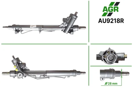 Рульова рейка з ГПК, відновлена, AUDI A6 (4B, C5) 97-05,A6 Avant (4B, C5) 97-05 AGR AUTOAGREGAT AU9218R